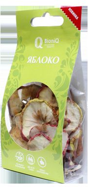 Фруктово-ягодный снек BioniQ яблоко (чипсы)